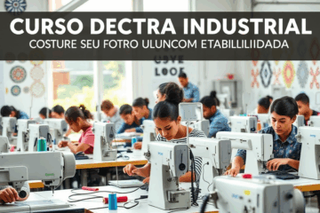Imagem representativa do Curso de Costura Industrial com foco em técnicas avançadas e formação prática.