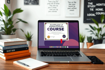 Imagem representativa de um curso online com certificado reconhecido