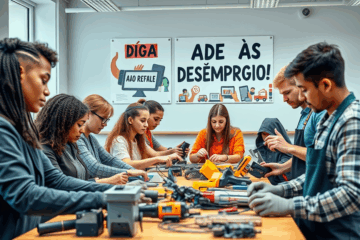 Imagem ilustrativa sobre curso profissionalizante que ajuda a combater o desemprego.