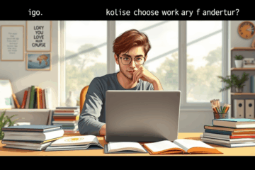 Imagem de uma pessoa estudando em vez de usar redes sociais