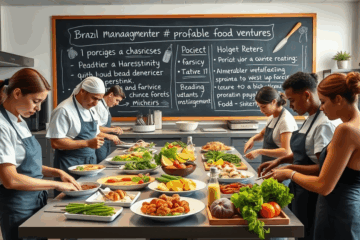 Imagem de um chef preparando pratos sofisticados em um curso de gastronomia avançada