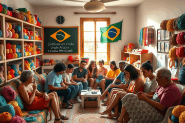 Imagem de peças de crochê artesanais exclusivas certificadas em métodos avançados.