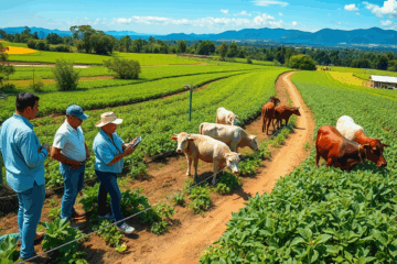 Imagem ilustrando técnicas avançadas de agropecuária rentável.