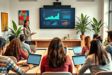 Imagem ilustrando um curso de empreendedorismo focado em técnicas de monetização.