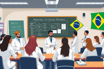 Imagem de farmacêuticos em um workshop de farmácia clínica