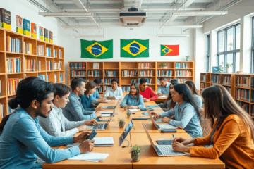 Imagem representando o conceito de certificação avançada para auxiliares de biblioteca lucrativos.
