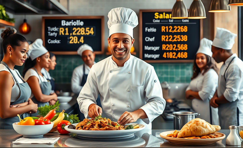 Salário Médio de Cozinheiro no ChefPro Institute - CURSOS.TIGNEDS