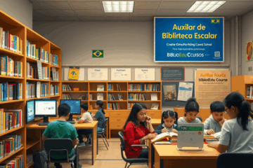 Imagem representativa do curso de Auxiliar de Biblioteca Escolar do BiblioEdu Cursos